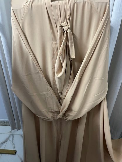 Long Flair Complete Abaya Set (ALL IN ONE PKG)