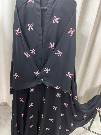 Bow Abaya Set Deal