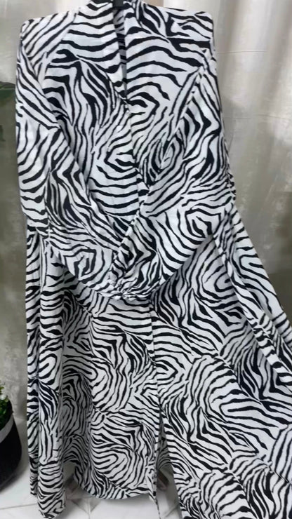Printed Long Flair Abaya set (Jashn e Azadi Abaya deal 3)