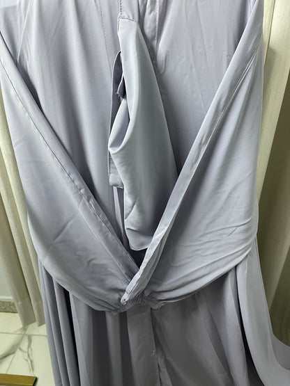 Long Flair Complete Abaya Set (ALL IN ONE PKG)