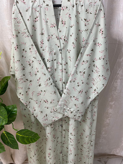 Pista with Olive pink flowers