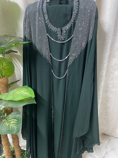 Pari Abaya - Dark Green