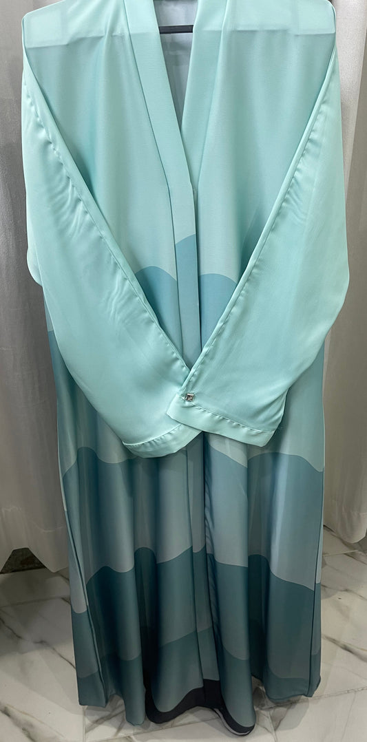 Tripple Shade Abaya Set