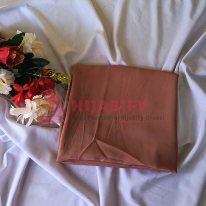 Imported Chiffon Georgette - Soft Brown