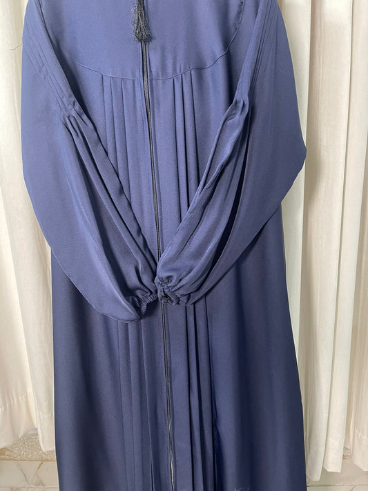 FULL ZIPPER ABAYA WITH POCKETS