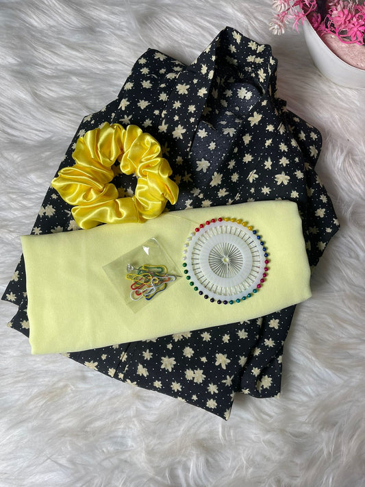 PRINTED ABAYA WITH HIJAB