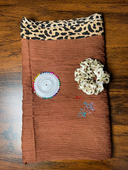Lawn Crinckle Soft Hijab - Soft Brown