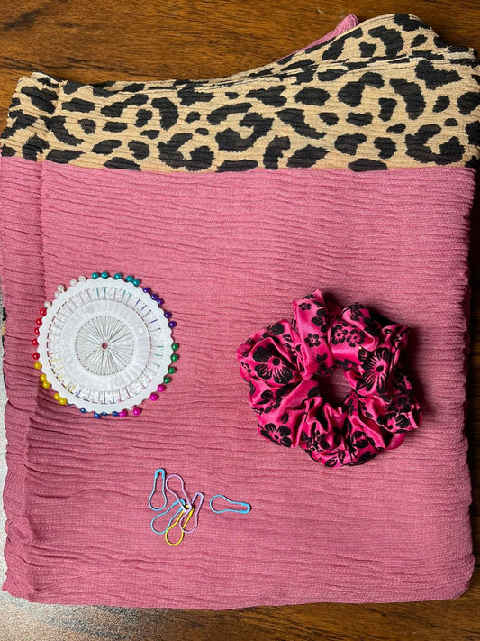Lawn Crinckle Soft Hijab - Sweet pink