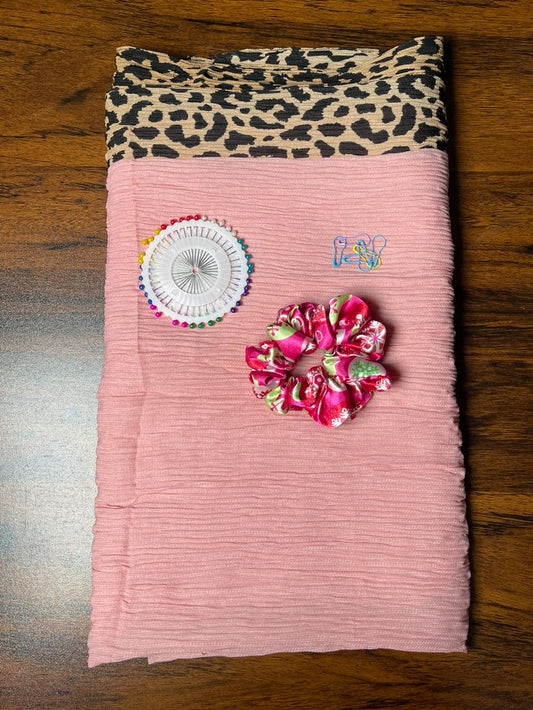Lawn Crinckle Soft Hijab - Light Pink