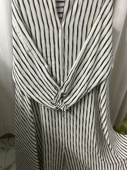 Long Flair Abaya With Scrunchie Pins