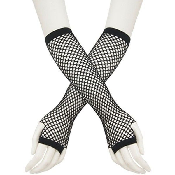 Net Gloves Black